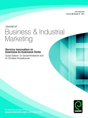 cover image of Journal of Business & Industrial Marketing, Volume 29, Issue 2